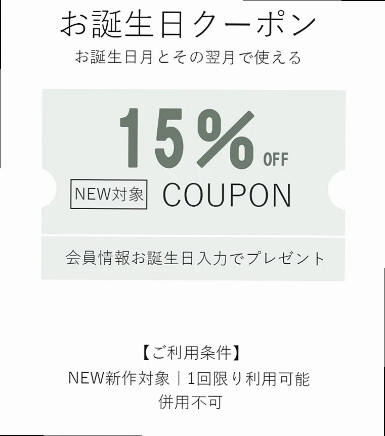 Birthday discount voucher