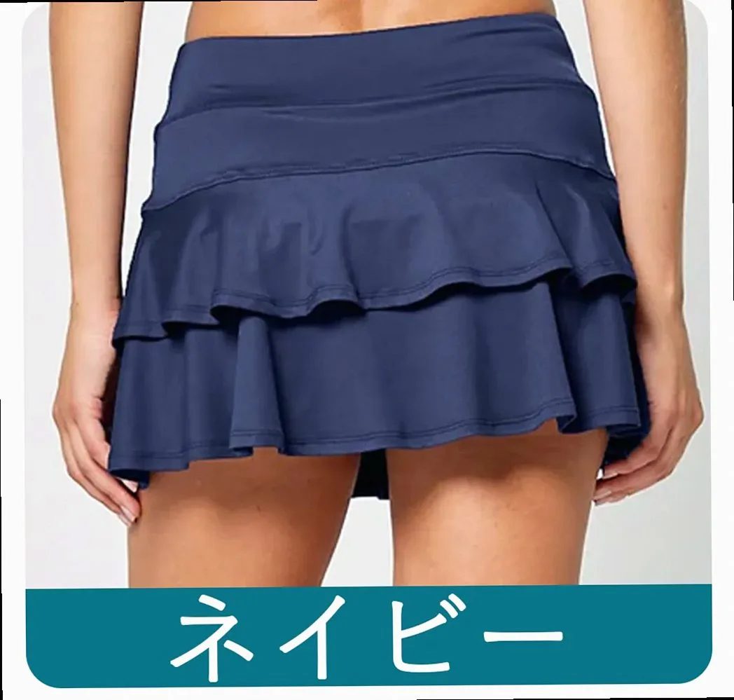 Navy skorts